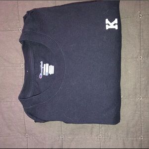 2017 navy blue Khalid champion T-shirt